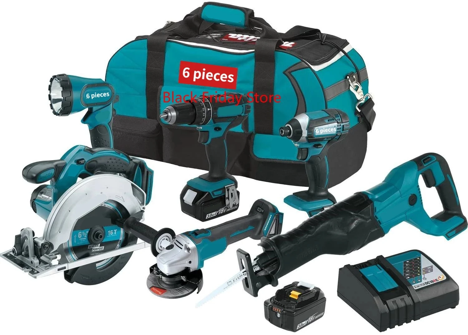 

2022 New New Low price Makit XT610 18V LXT LithiumIon Cordless 6 Piece Combo Kit (3.0Ah)metal sign