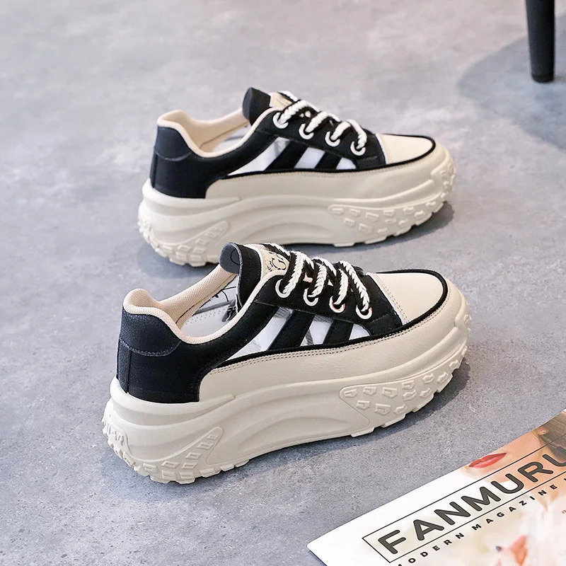 SHANPA универсальная обувь для скейтборда женская повседневная на толстой подошве