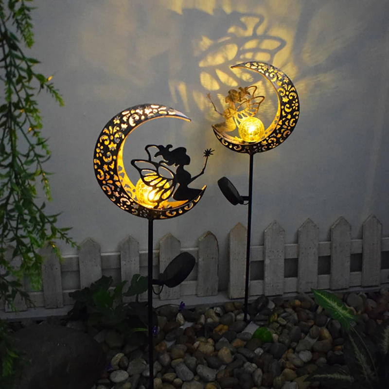 

Garden Solar Light Landscape LED Yard Stake Lamp Fairy Statues Path Lawn Outdoor Courtyard Light Decoration