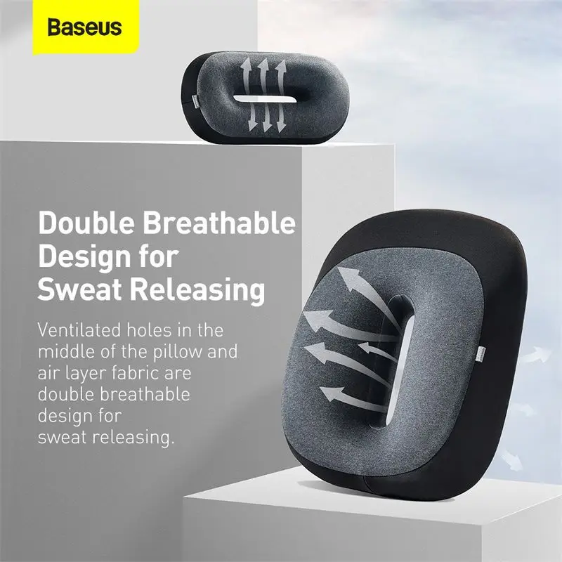 

Baseus Suspended Cabin Car Lumbar Pillow Pillow Memory Foam Comfortable Moisture Removal Car Pillow Office Seat Lumbar Pillow