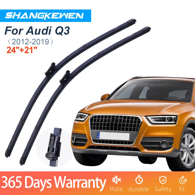 

Car Wipers Blade For Audi Q3 Universal Frameless Noise Reduction Silicone Windshield Rubber ShangKeWen Wipers Audi Accessories