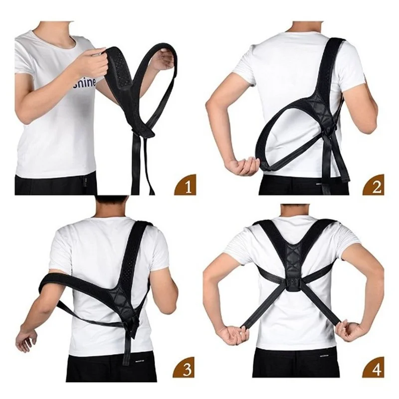 

Medical Adjustable Clavicle Posture Corrector for Men Women Upper Back Support Shoulder Waist Support Belt Corset