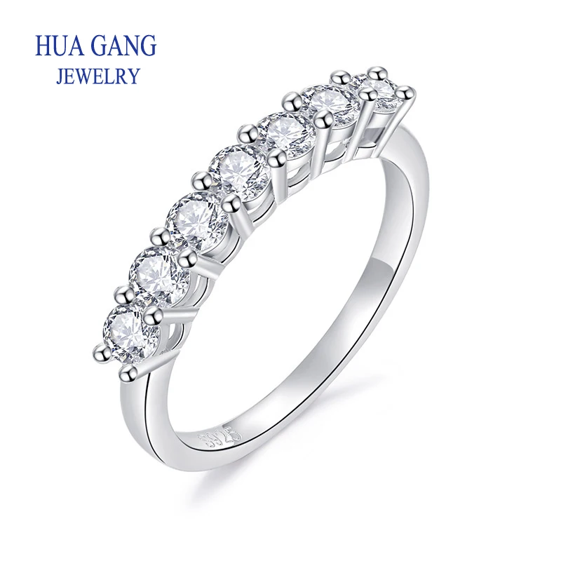 

Simple Design Jewelry 925 Sterling Silver Engagement rings Elegant Labs Diamonds Anniversary Ring for Women