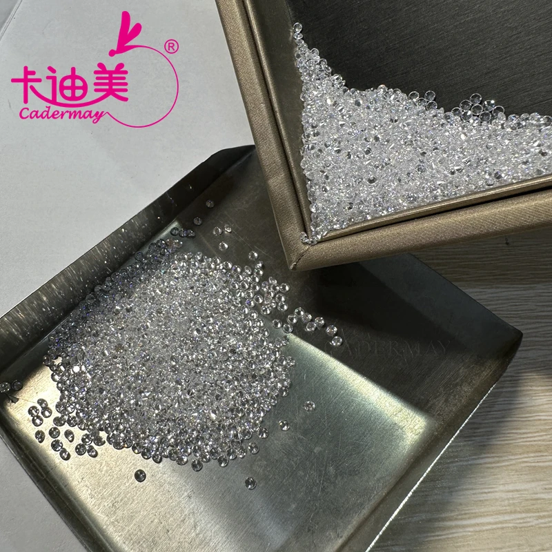 CADERMAY круглая форма Meele DEFG VS1 VS-SI Clarity 3 мм HPHT выращенный в лаборатории бриллиант