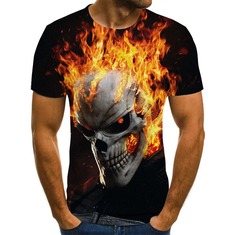 Уличная одежда 2025 года свободная мужская повседневная футболка с короткими