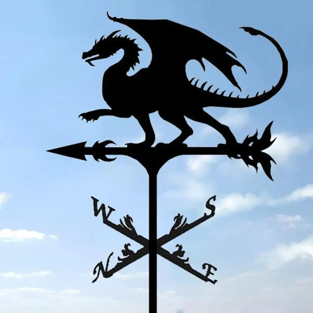 

Weather Vane Metal Bracket Weathervane for Farmhouse Durable Scene