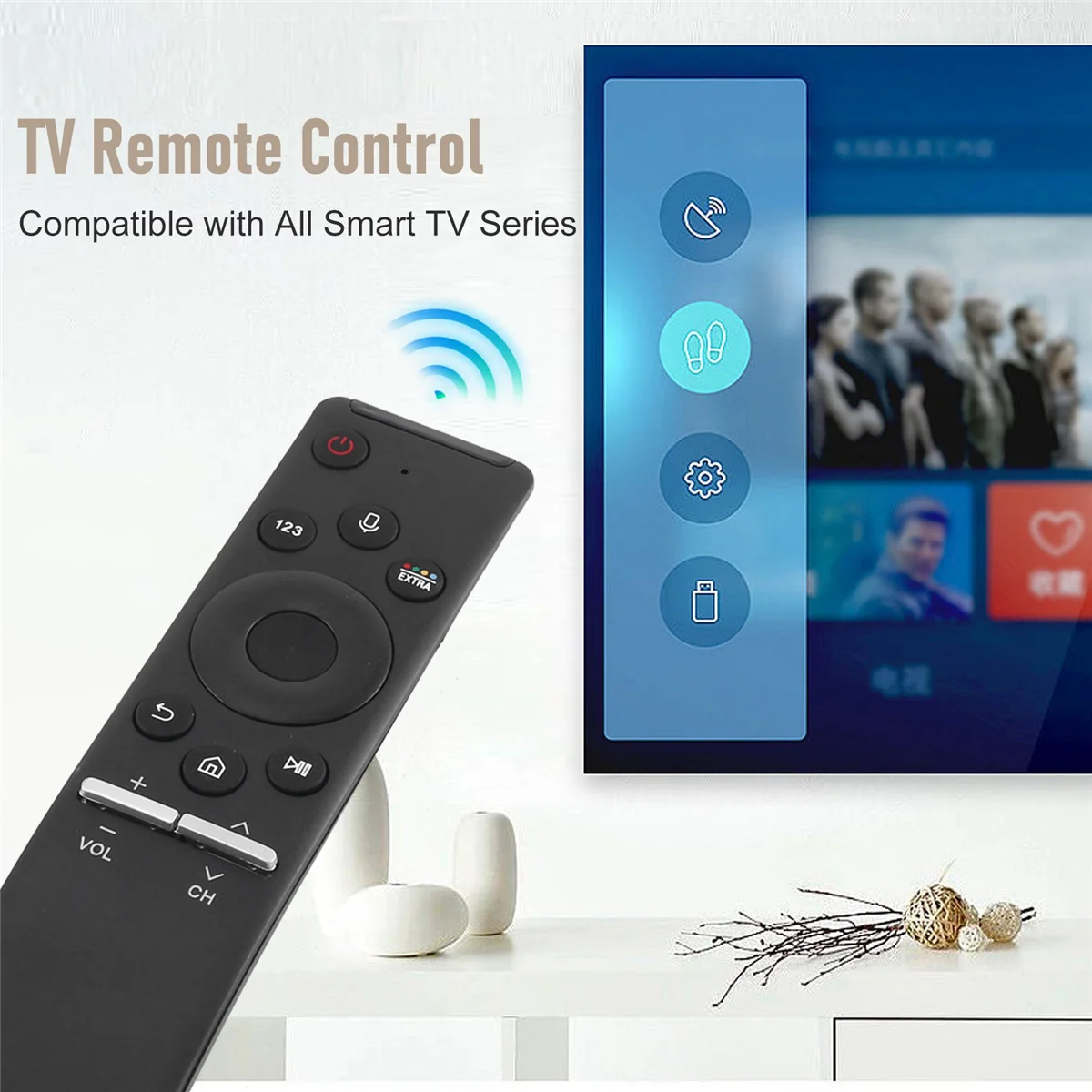 Универсальный пульт дистанционного управления Замена для Samsung Smart TV Bluetooth QLED LCD 4K 8K