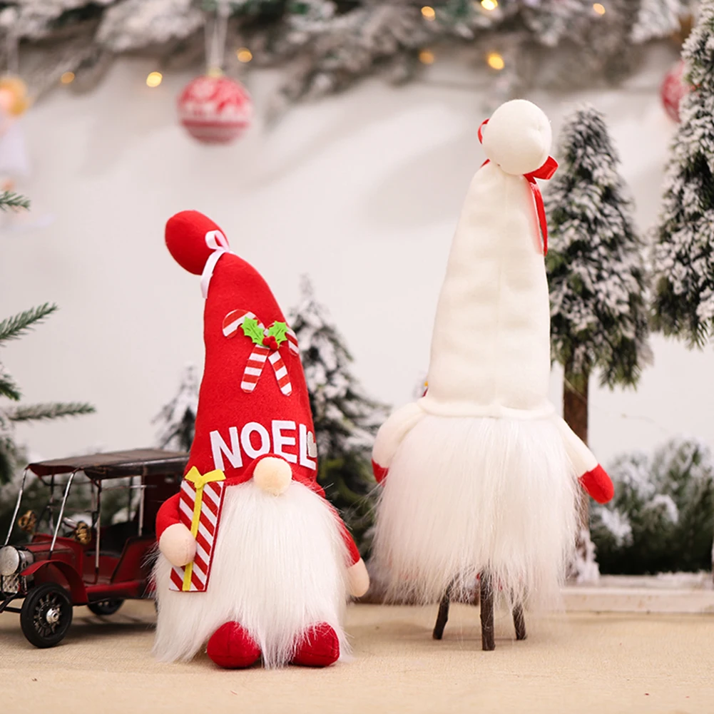 

Christmas Dolls Glowing Faceless Light Forest Old Man Toy Dwarf Luminous Home Room Decorative Ornaments