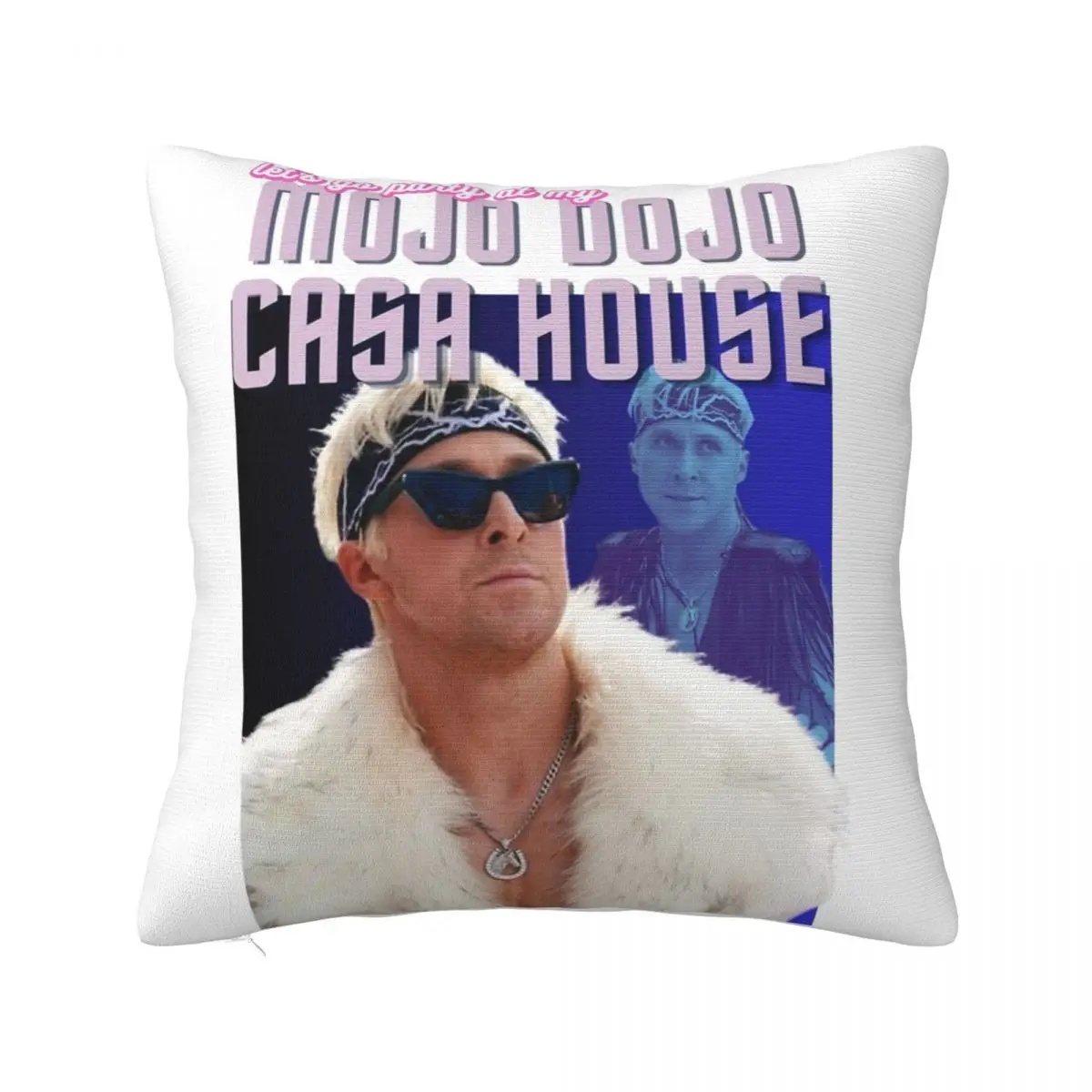 Двухсторонний тканевый чехол для подушки Mojo Dojo Casa наволочка с рисунком дома