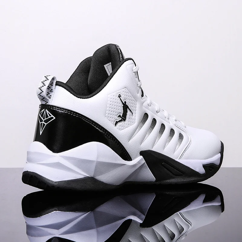 

Shoes Leather Men's Sneaker Men Non-Slip Training Basketball Shoe Breathable Gym Training Athletic Basketball Sneakers For Women