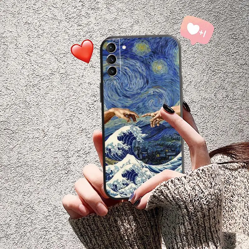 

Creative Oil Painting Phone Case For Huawei Y9(2018) Y8S Y9(2018) Y6P Y9 Prime 2019 Y8P Y7 Y7S Y7P 2020 Y9A Y6 Zjyh Painted