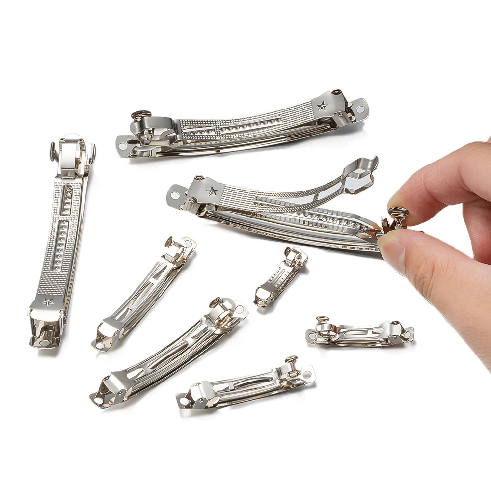 10 шт./лот металлические французские заколки-заколки одежда для волос пустая