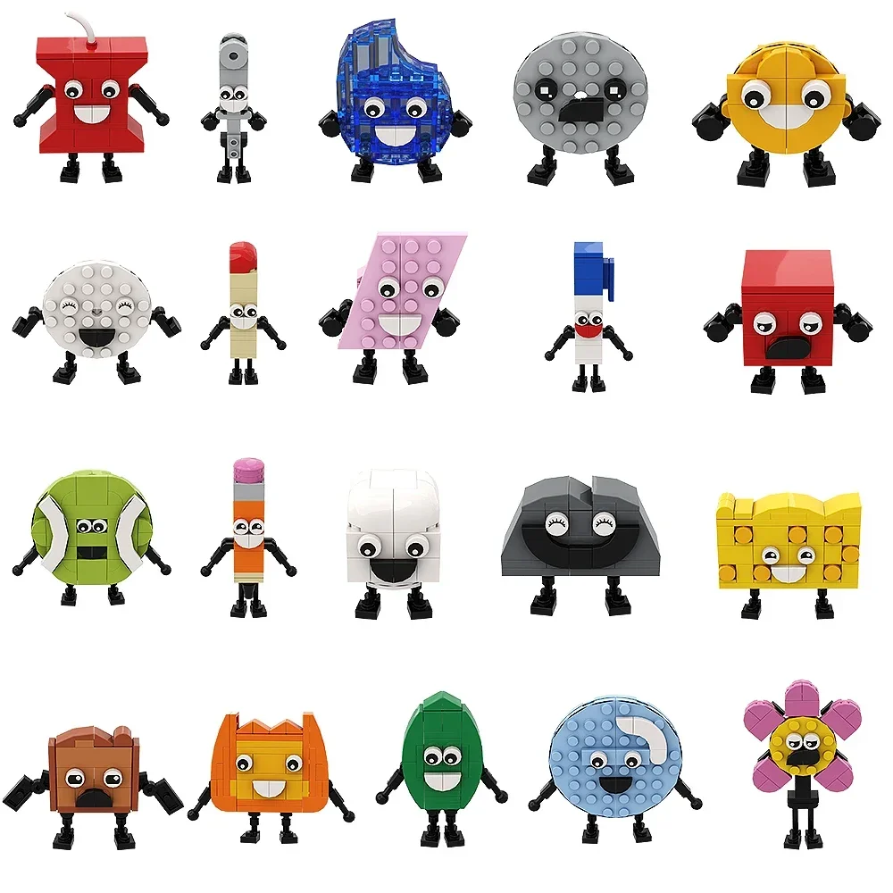 Gobrick MOC сражение за остров мечты кирпичи плюшевая игрушка листья огненный цветок