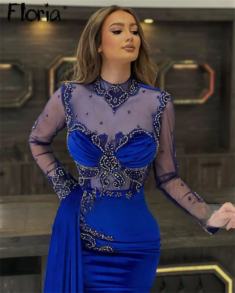 

Платье женское вечернее бархатное длинное с юбкой-годе