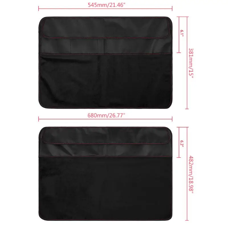 Черный пылезащитный чехол водонепроницаемый защитный из искусственной кожи с