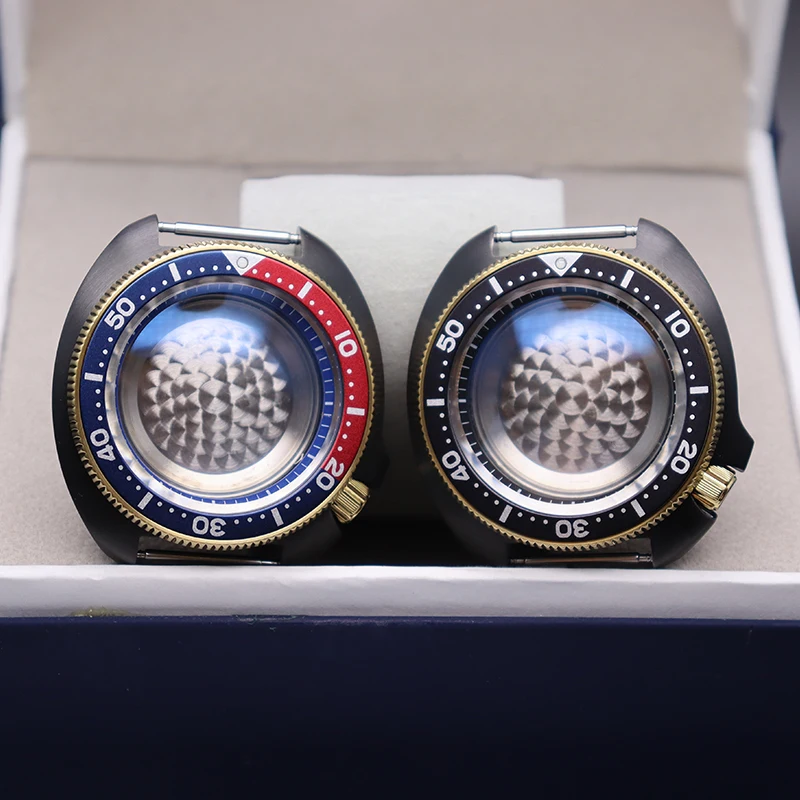 44mm Case Mod SKX 6105 Tuna Samurai Men's Watches Parts Sapphire Glass For Seiko NH35 NH36 SKX007 SKX013 Movement 28.5mm Dial