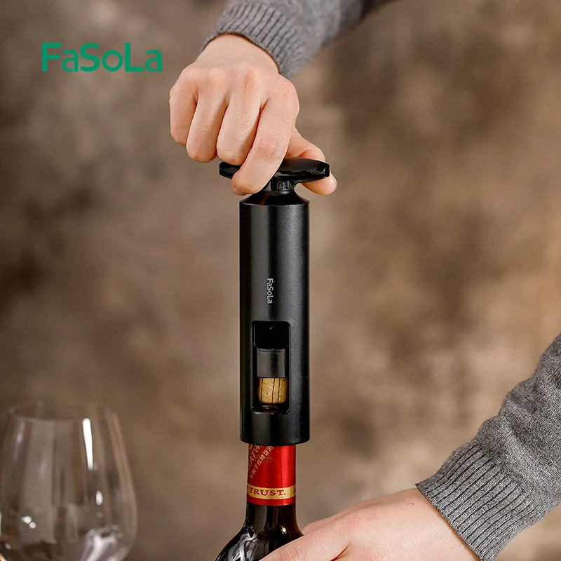 

FaSoLa Multifunctional Champagne Wine Bottle Openers Easily Use Plastic Handle Corkscrew Corkscrew Wine Bottle Opener