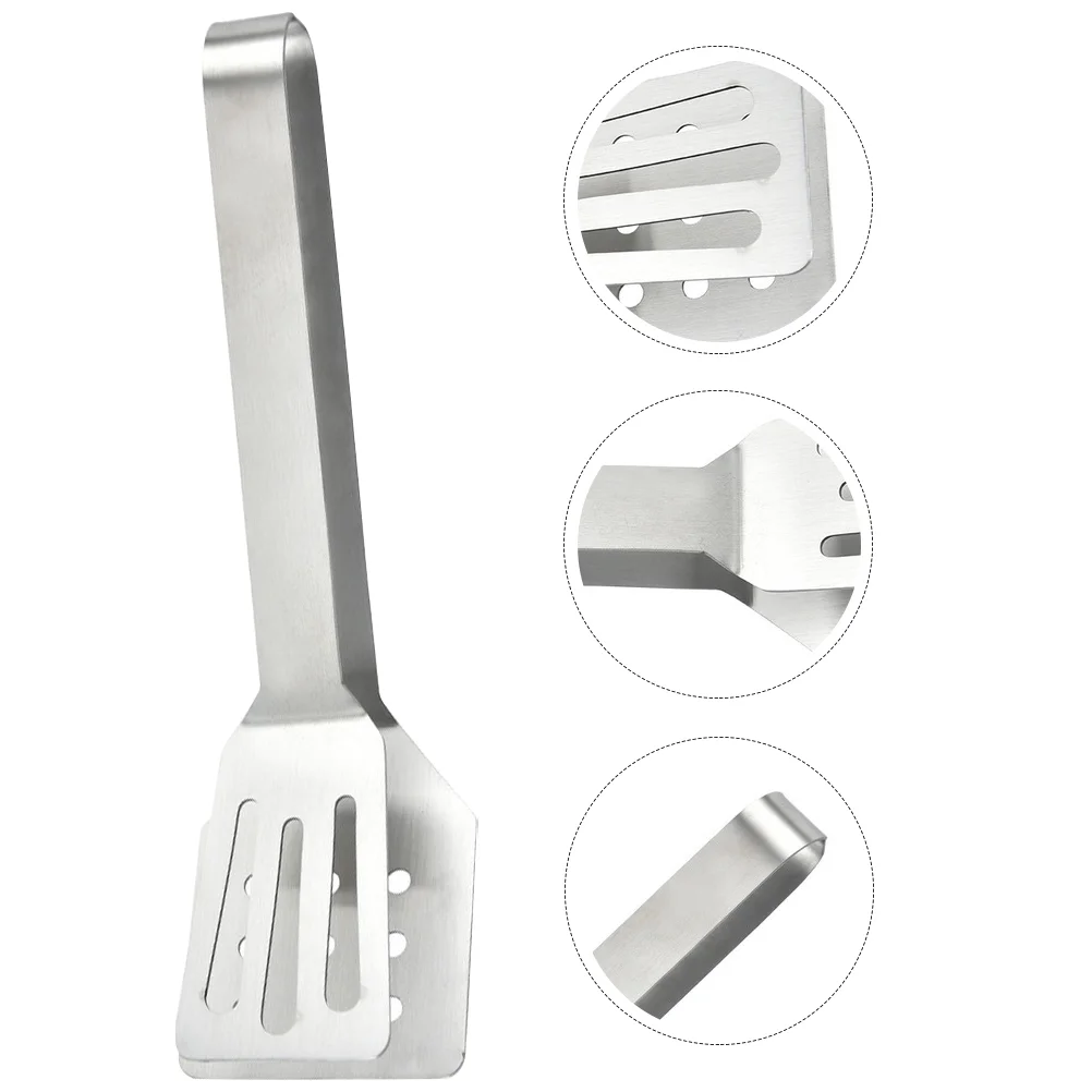 

Tongs Cooking Spatula Salad Steaksilicone Bread Grilling Clamp Tong Clip Appetizer Chef Serving Buffet Pizza Utility Set Grabber