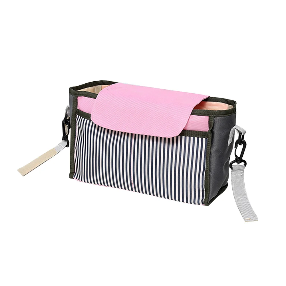 

Baby Carriage Storage Bag Stroller Organizer Milk Bottle Portable Pushchair Organiser