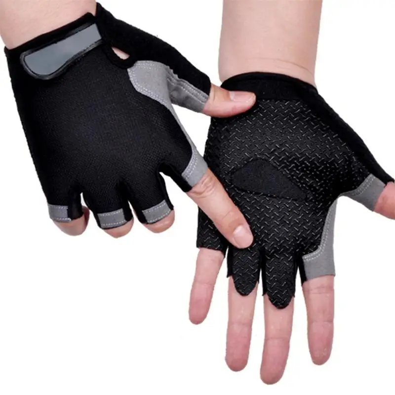 

Men's Cycling Fingerless Gloves Motorcycle Tactics Gloves Non-slip Breathable Thin Gym Fitness Gloves For Bicycle Accessories