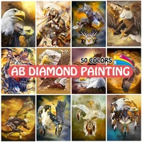 ab diamond painting eagle embroidery animals new collection craft full squareround drill 5d cross stitch kit home decor gift