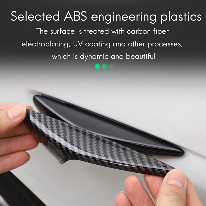 2 набора декоративных наклеек для автомобильной камеры отделка крышки Tesla Model 3/ Y