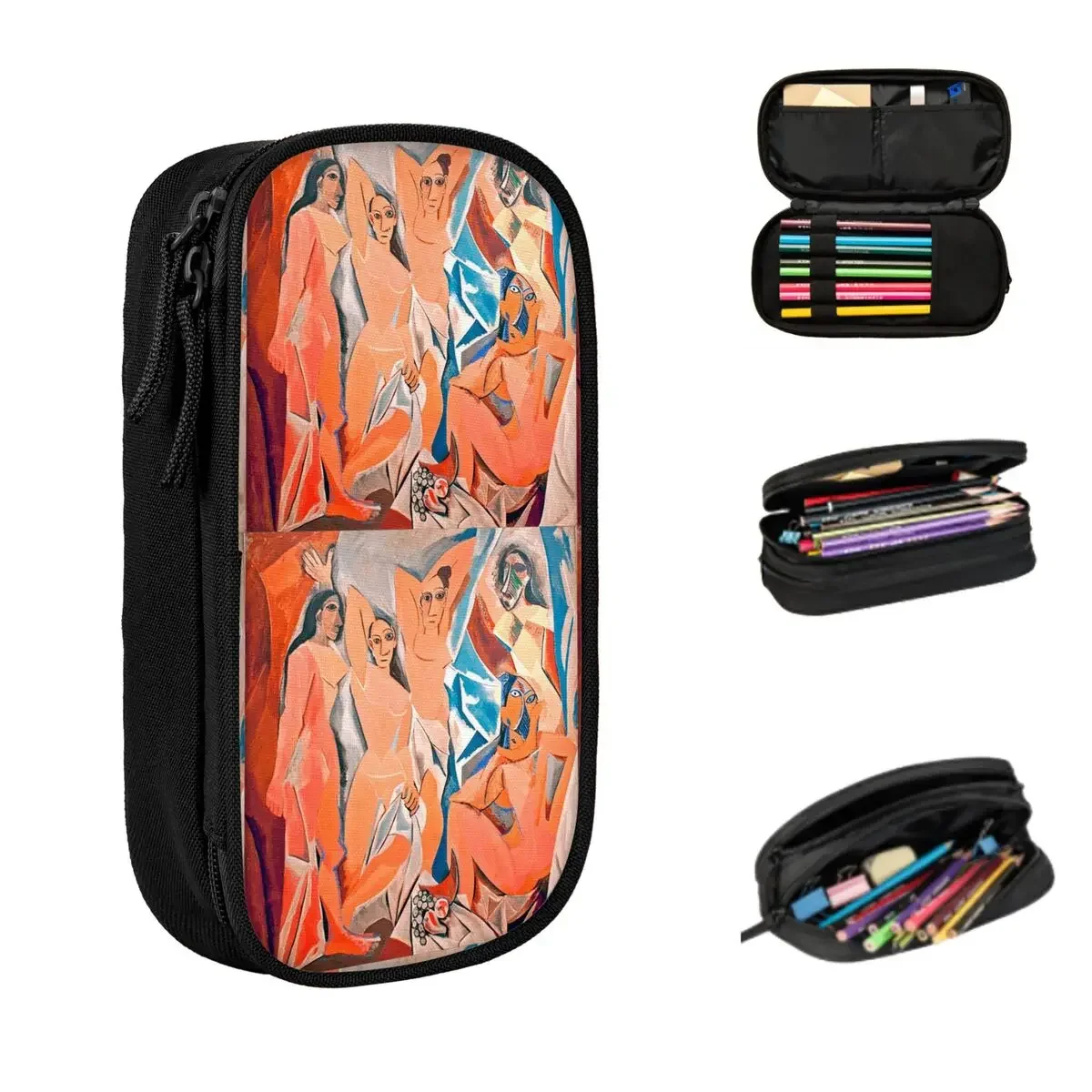 Пеналы с Пабло Пикассо лес демиизес большие сумки для хранения ручек пенал чехол