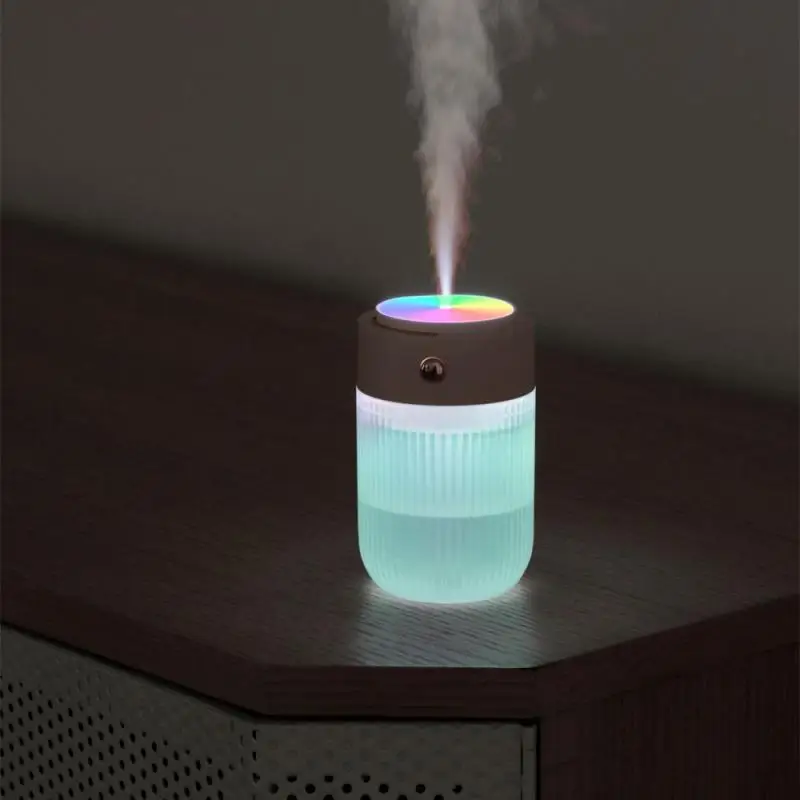 

Portable 250ml Air Humidifier Aroma Oil Diffuser For Home Office Car USB Cool Mist Sprayer With Colorful Night Light Purifier