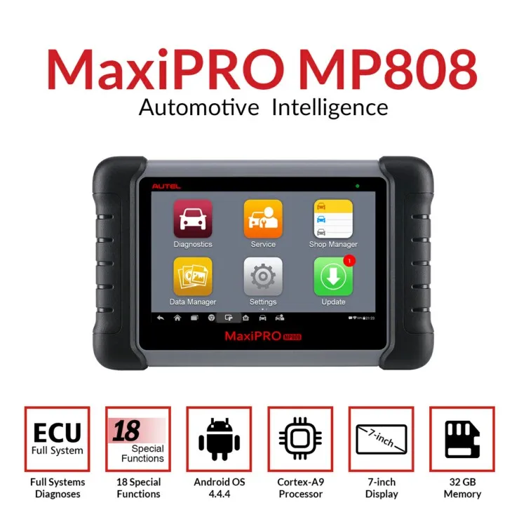 Autel MaxiPRO MP808 mp 808 беспроводной maxnas ds808 ds708 Автомобильный сканер цена с TPMS сервисный