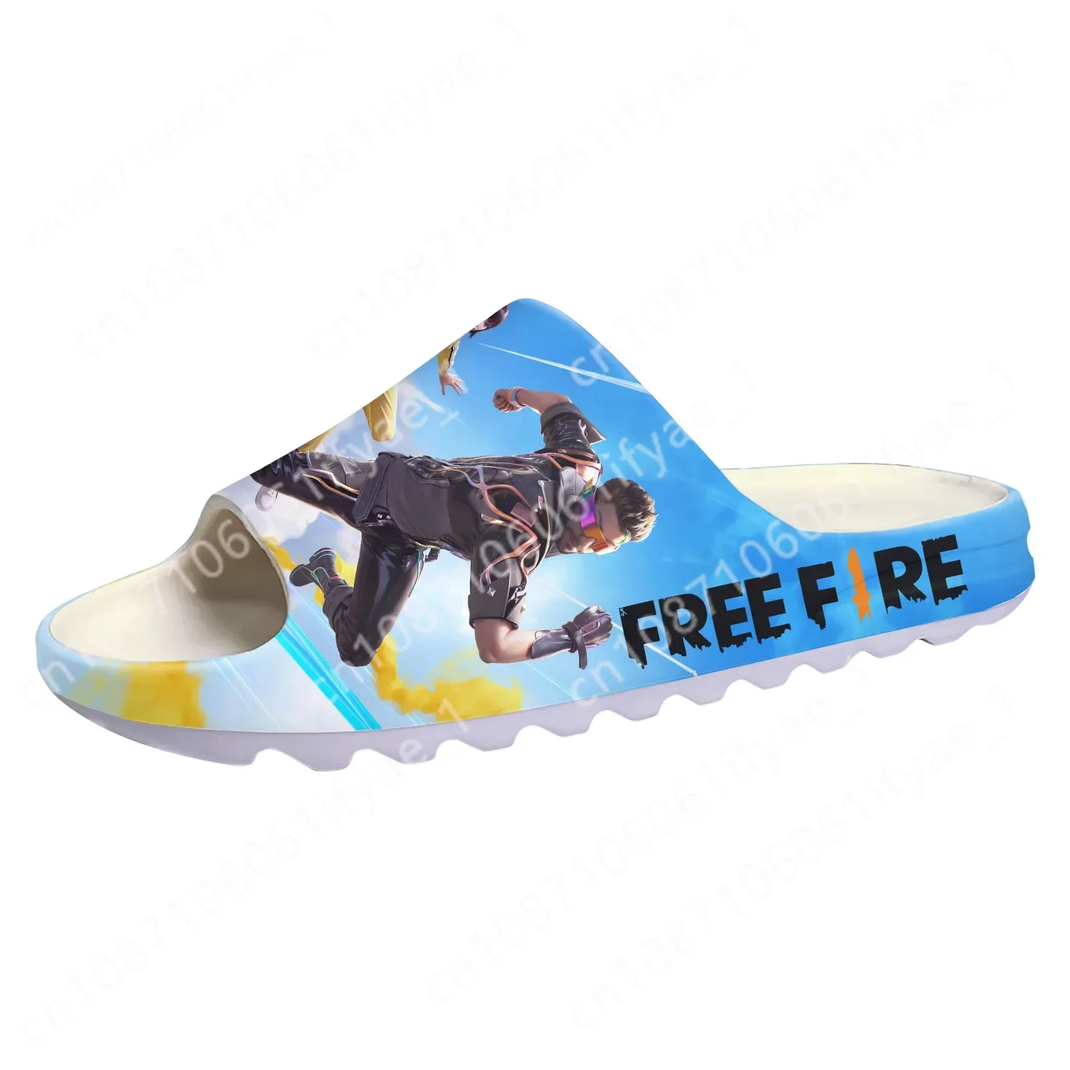 Сандалии для дома Garena Free Fire мягкая подошва популярная мультяшная игра мужчин и