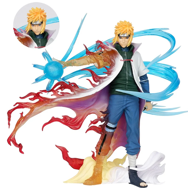 Фигурка из аниме «Наруто», фигурка из мультфильма «Namikaze Minato Gk Статуэтка из ПВХ», декоративная настольная Коллекционная модель, детские игрушки в подарок