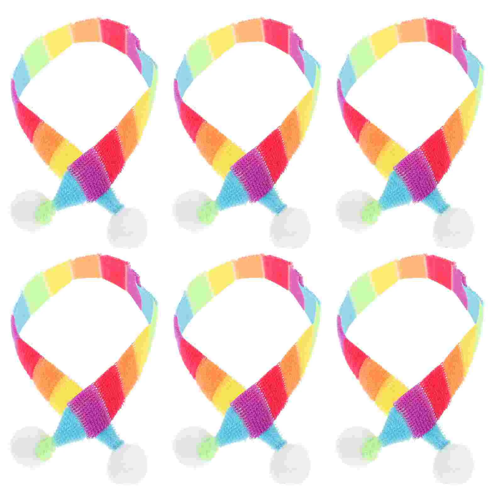 20 шт. мини-рождественский шарф маленькая игрушка украшение костюм шарфы с