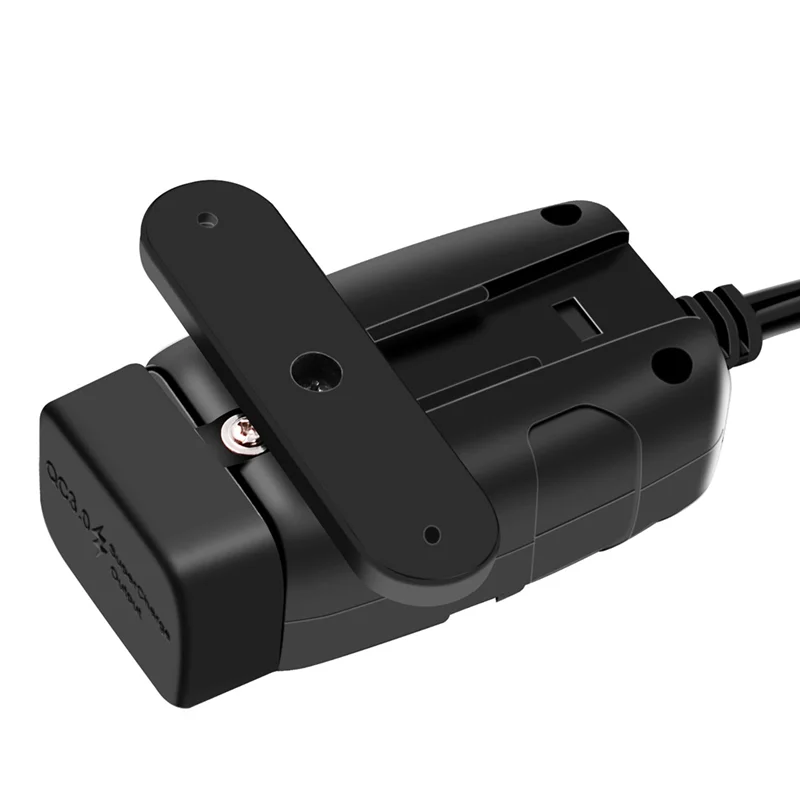 

Зарядное устройство Powstation QC3.0 для мотоцикла, USB + Type-C, водонепроницаемое зарядное устройство, быстрое зарядное устройство для мотоцикла, USB-гнездо с вольтметром