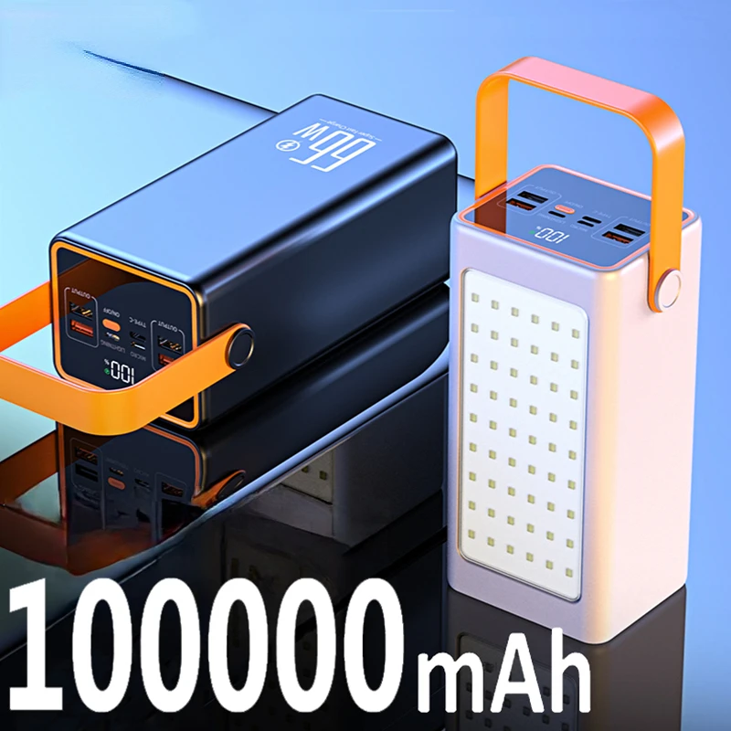 

Внешний аккумулятор для iphone 14 pro max, 66 Вт, 100000 мАч