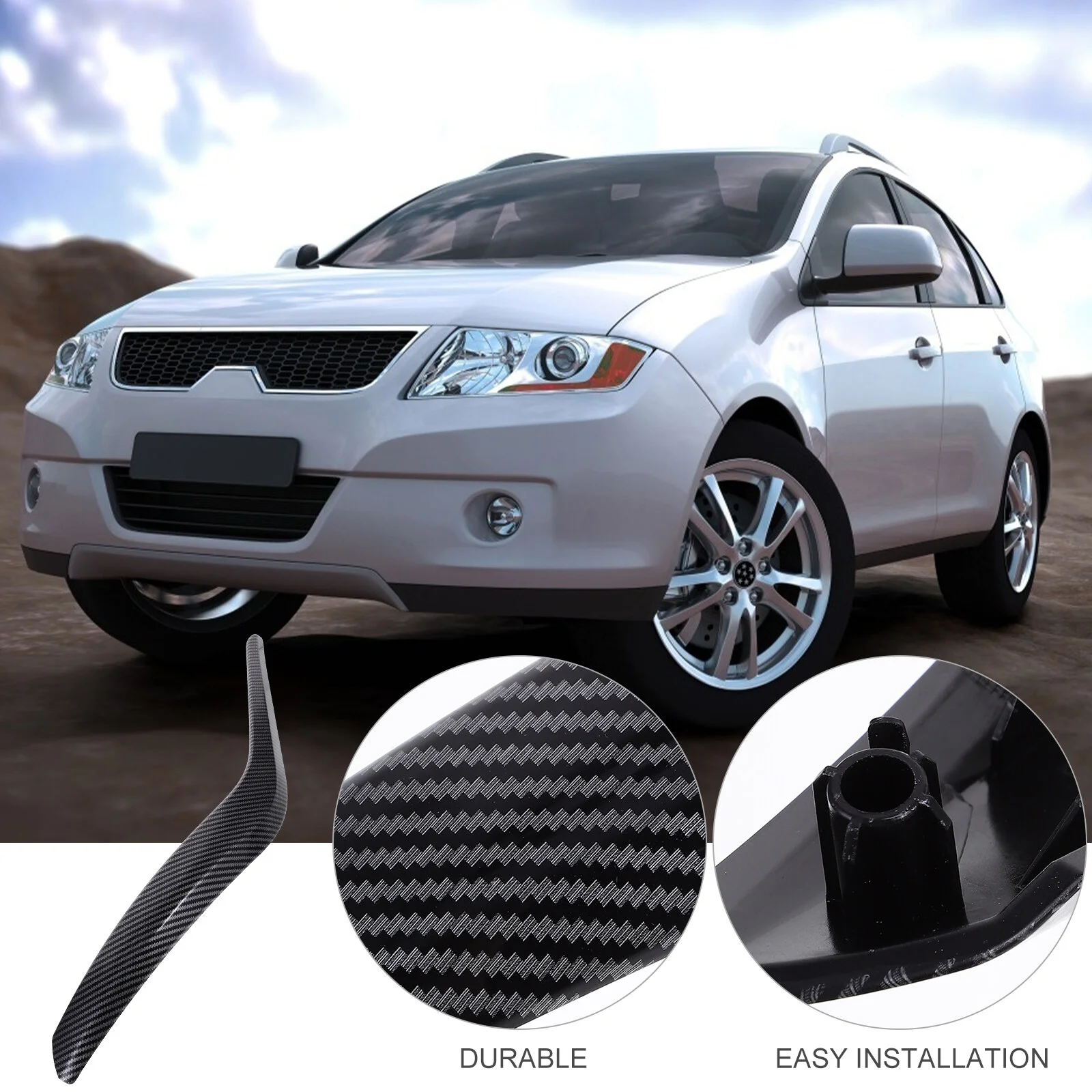 

Inner Handle Repair Part Door Armrest Grab Cover Pull Replacement Car Accessory