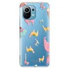 FunnyTechЧехол для Xiaomi Mi 11 Lite l с рисунком пламени