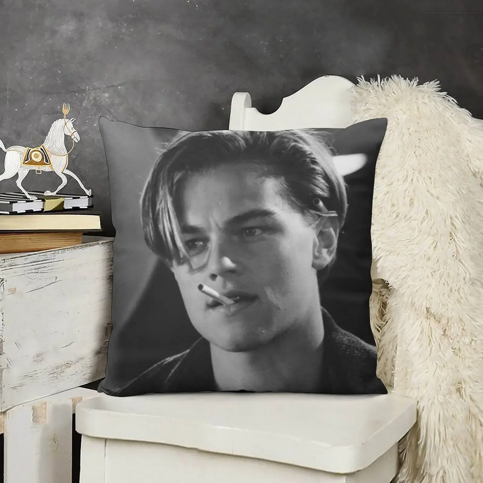 Леонардо Ди Каприо для курения наволочка рождественский эластичный чехол