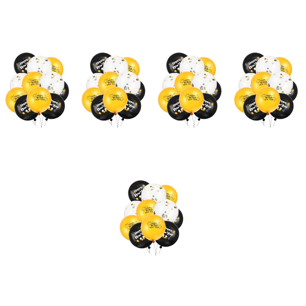 

150 Happy New Year Balloons Party Decorative Latex Balloons New Year