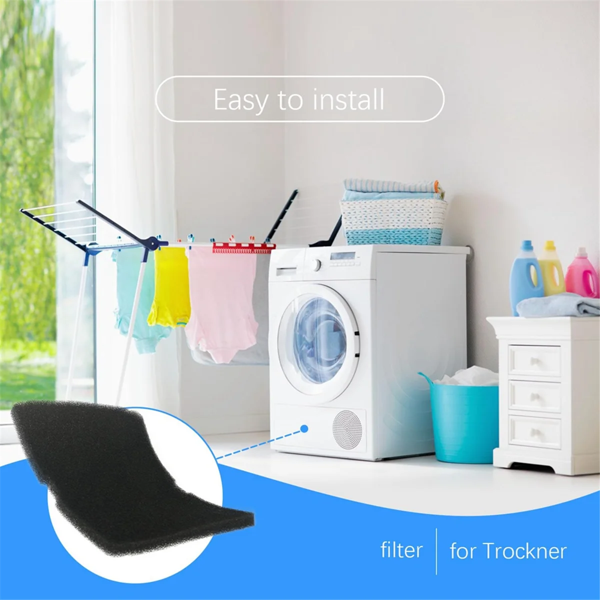 Сменные фильтры для сушилки Beko/Grundig/Elektra Bregenz/Blomberg запчасти 2964840100 5 шт.