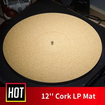 3mm Thickness Cork LP Slip Mat Anti-Static Slipmat for 12 inch LP Vinyl Record