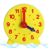 kids plastic clock math training supplies for boysgirls brain training gifts dropshipping