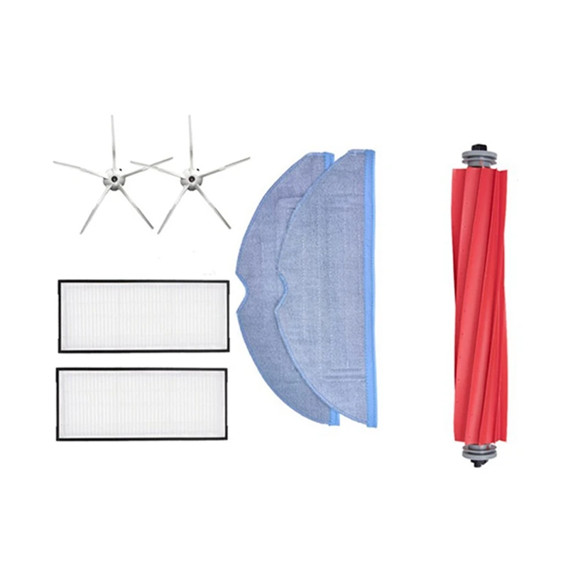 

For Roborock S7 /S7 Maxv Accessories Xiaomi Robot Vacuum Cleaner Spare Parts Replacement Kit Main Brush Filter Mop Cloth