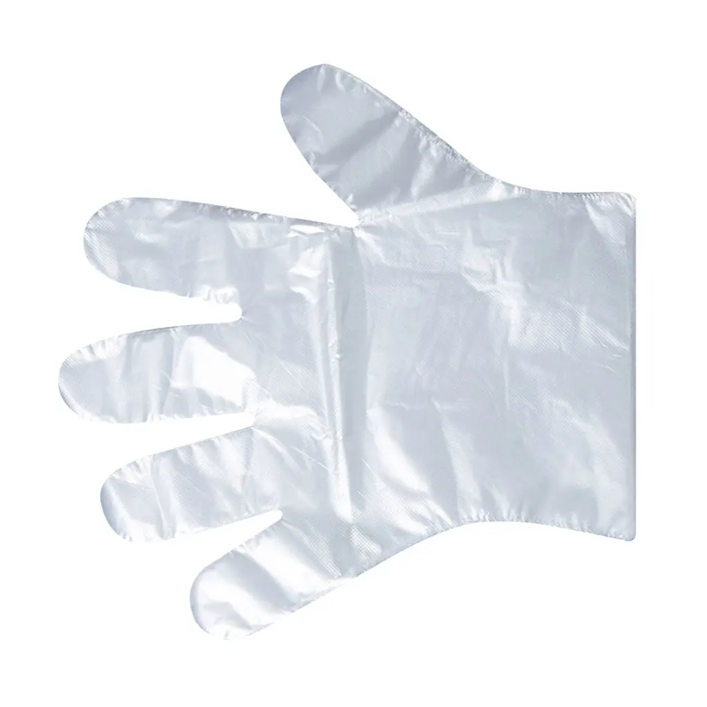 

Disposable Plastic Gloves Restaurant Hospital Lab Work Transparent Gloves Non-slip Waterproof Oil Proof 12 Bags