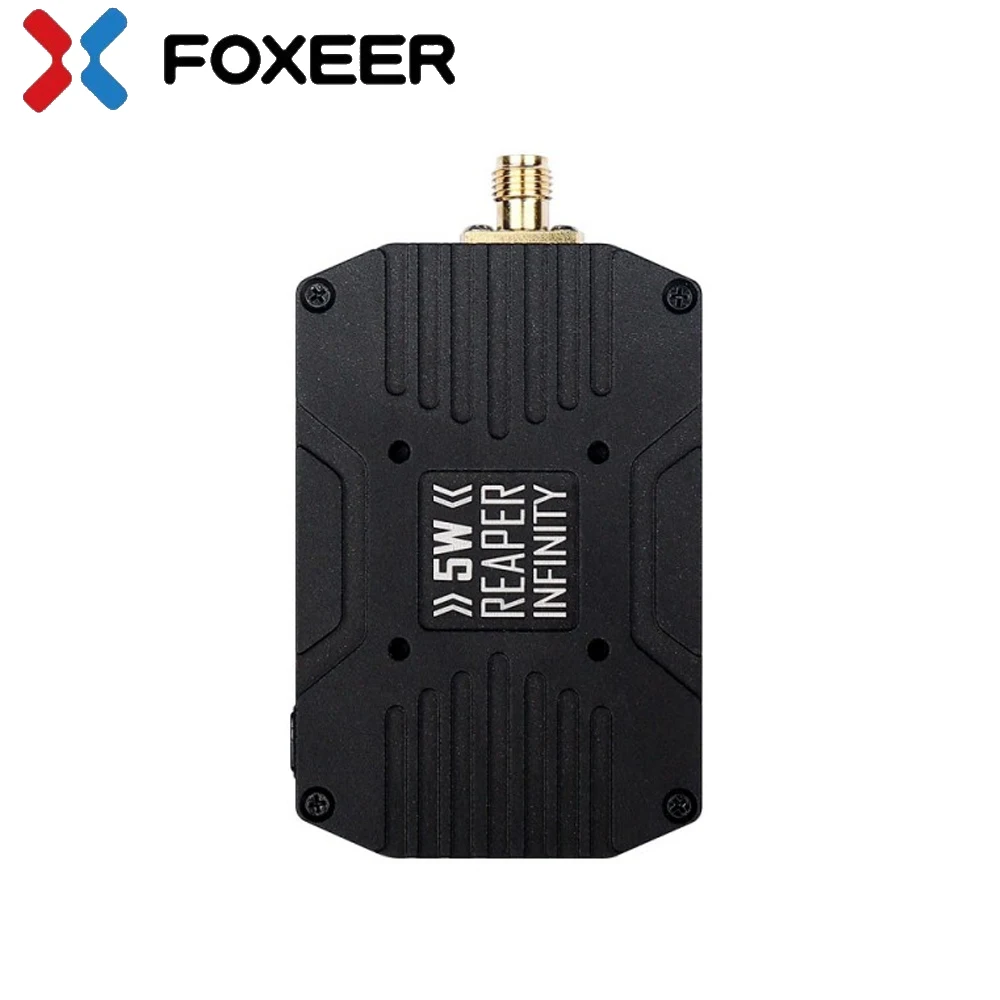 Foxeer Reaper Infinity 5 8G 40CH 5W VTX встроенный микрофонный вентилятор с ЧПУ теплоотвод 20x20 мм
