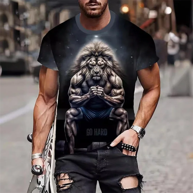 Футболка с короткими рукавами принтом в виде животных и надписью &quotAloha HAWAII&quot