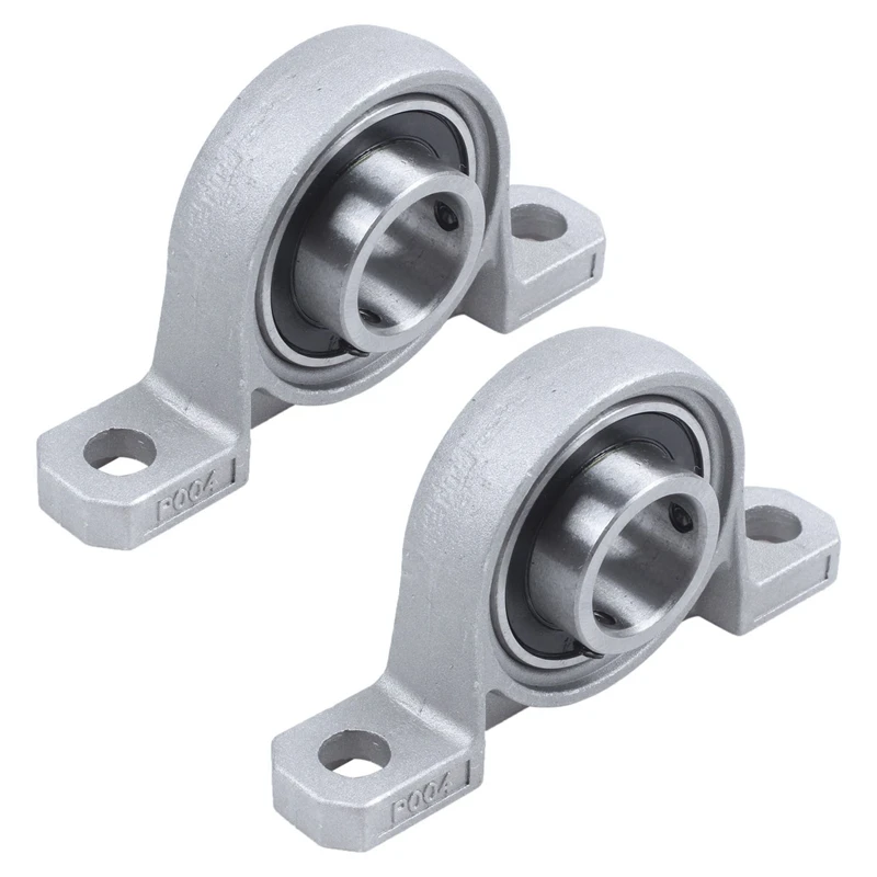 

HOT SALE 2X 20 Mm Inner Dia Stainless Steel, Adjustable, Pillow Block Ball Bearing