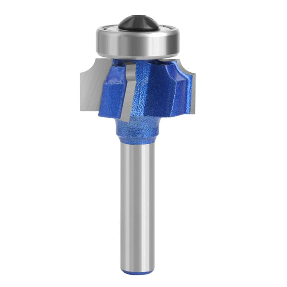Фреза с хвостовиком 8 мм 4 зубца синяя для ручного изготовления фрезы выдвижным