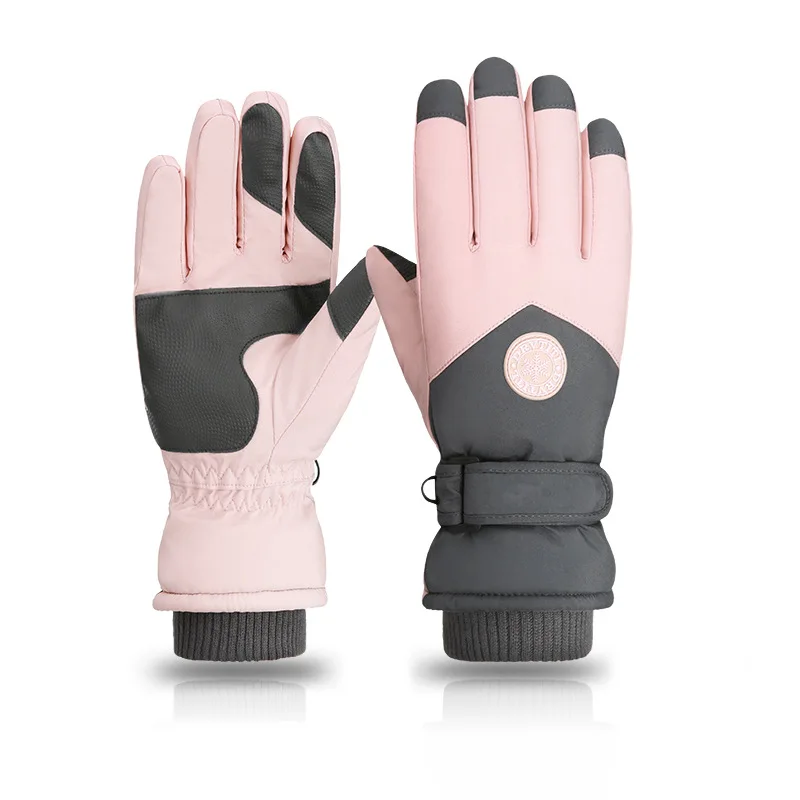 

Женские лыжные перчатки, Сверхлегкие Водонепроницаемые зимние теплые перчатки, перчатки для сноуборда, мотоциклетные Водонепроницаемые з...