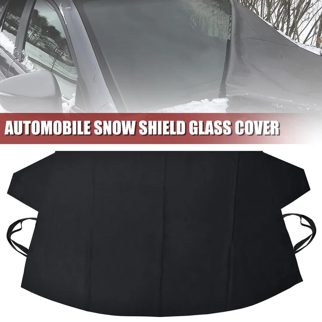 

Mayitr 1pc Winter Car Windshield Cover 600D Oxford Automobile Front Windscreen Sunshade Covers Frost Ice Snow Protector