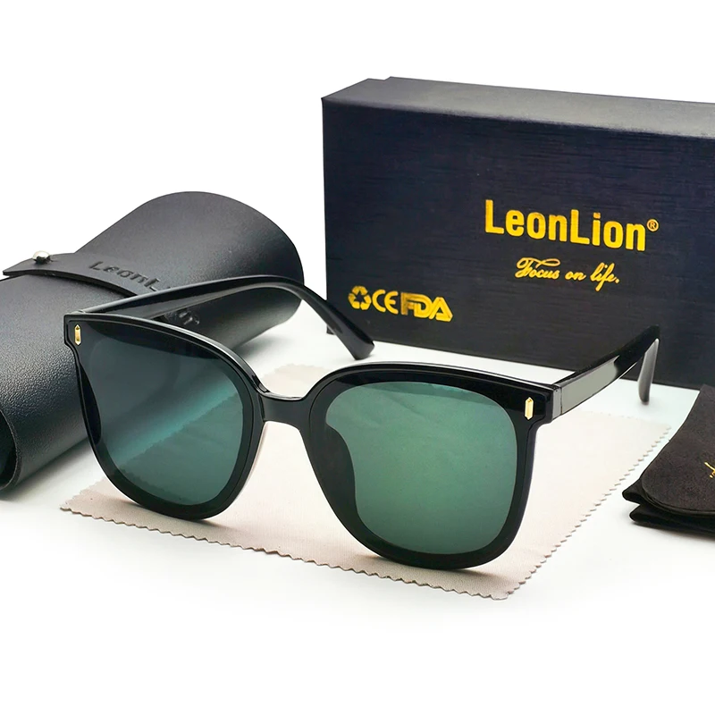 

Солнечные очки LeonLion в квадратной оправе женские, брендовые дизайнерские солнцезащитные аксессуары большого размера, 2022